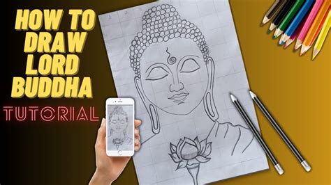 Drawing Lord Buddha II How To Draw Lord Buddha Sketch ||Full Tutorial ...