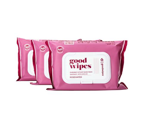 60ct Flushable Wipes - 3 Pack – Goodwipes