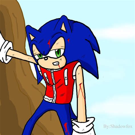 sonic hurt by grim-zitos on DeviantArt