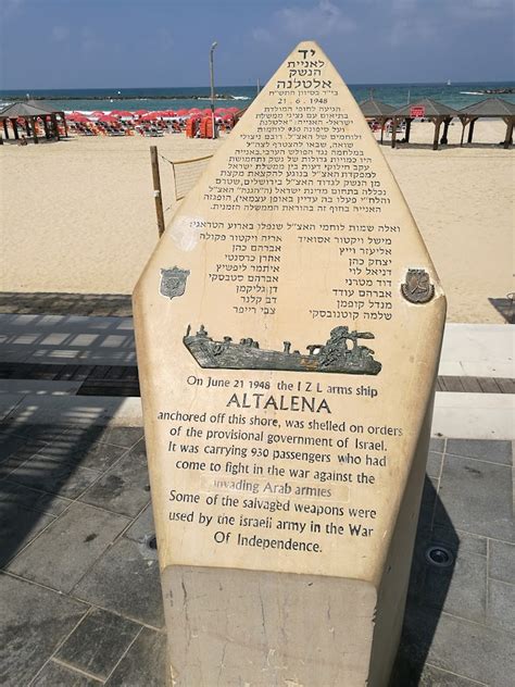 Read the Plaque - Altalena plaque