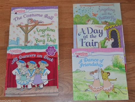 Angelina Ballerina Books lot of 5 Katherine Holabird 6 Paperback Children's Girl | Ballerina ...