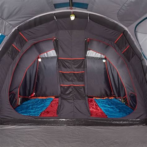 Air Seconds Fresh & Black 6.3 Inflatable Camping Tent | 6 Person 3 Bed ...