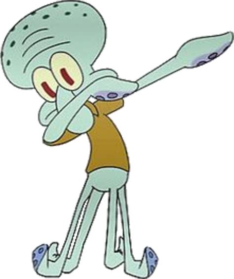 "Squidward Dabbing" Stickers by Ethan Williams | Redbubble