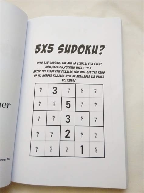 Printable Sudoku 5x5 - Sudoku Printable