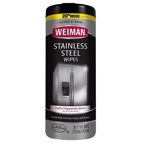 Weiman Stainless Steel Cleaning Wipes, 30 Count - Walmart.com