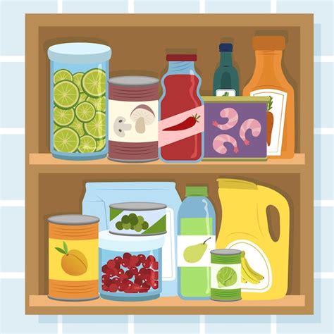 Open Pantry Clipart