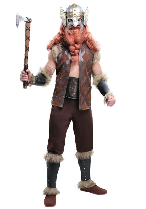 Viking Barbarian Costume for Men