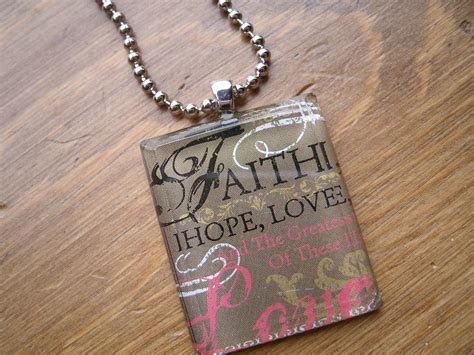 Faith Hope Love Necklace