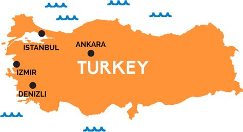 Map of Turkey | RailPass.com