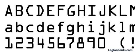 OCR A Regular Font Download Free / LegionFonts