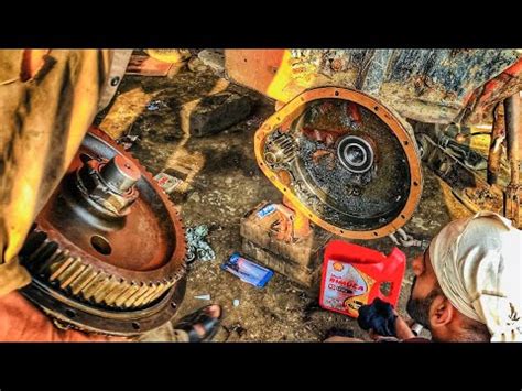 How To Repair Tractor Rear Wheel Hub || Restoration Of Tractor Rear ...