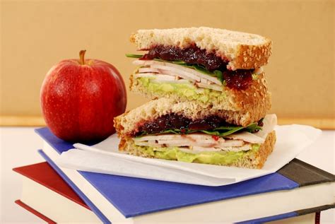 Free Photo | Turkey and jam sandwich to recharge the batteries