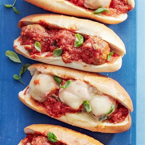 Easiest Meatballs Ever on Italian Hoagie Rolls | Rachael Ray In Season ...