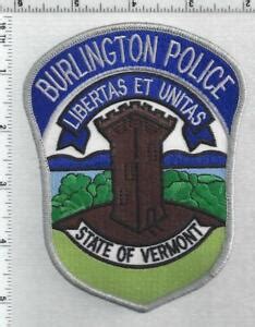 Burlington Police (Vermont) 5th Issue Shoulder Patch | eBay