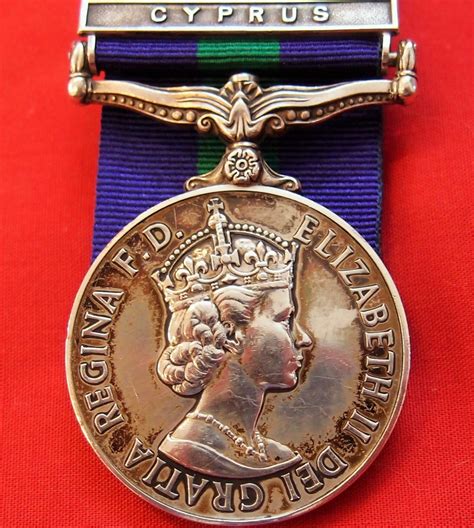 BRITISH 1918-1962 GENERAL SERVICE MEDAL FOR CYPRUS | JB Military Antiques