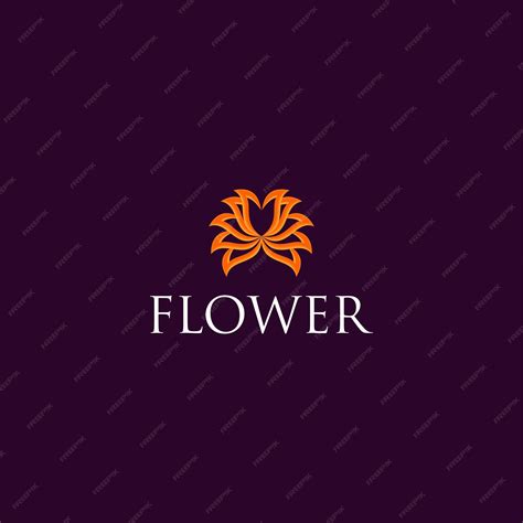 Premium Vector | A logo for a flower company