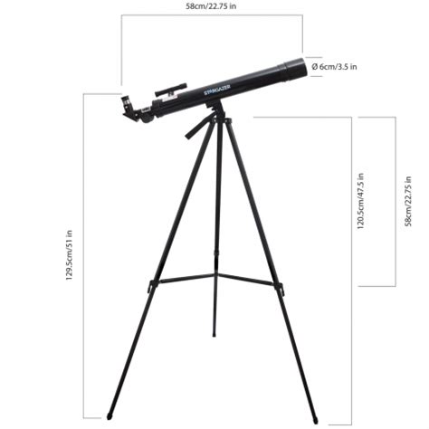 Stargazer Beginners Telescope with Tripod and Bag - Hohoho