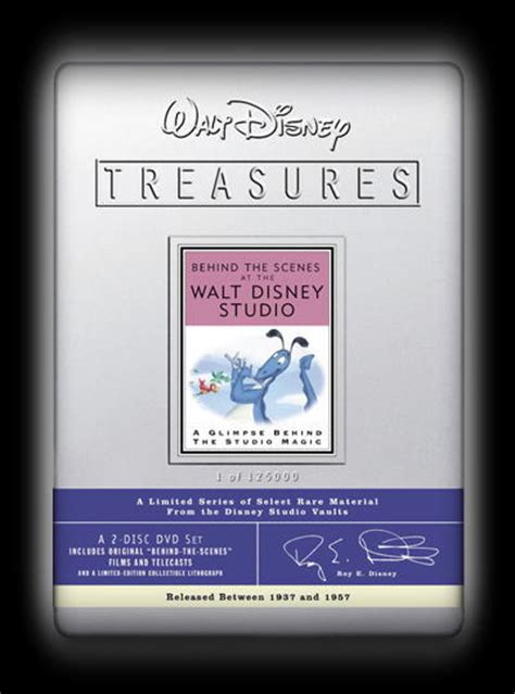 Walt Disney Treasures DVD: Behind the Scenes WD Studio - Sealed Collectors Tin 786936199161 | eBay