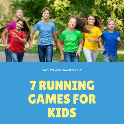 7 Running Games for Kids - Daddy Lawn Games