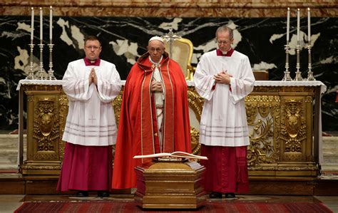 Pope Francis presides over the final rites of Cardinal Law’s funeral Mass | America Magazine