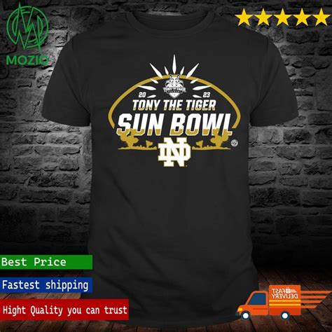 Notre Dame 2023 Tony the Tiger Sun Bowl Shirt, hoodie, sweater, long ...