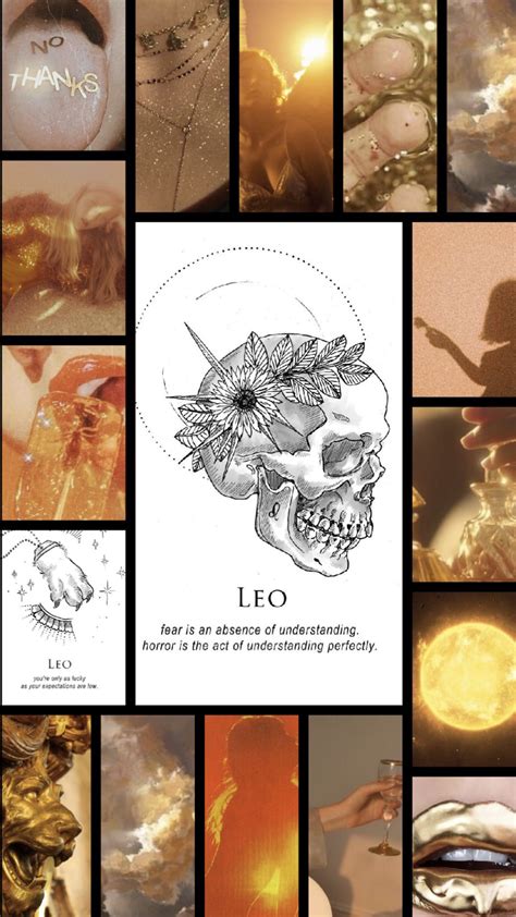 Aesthetic Zodiac Signs Wallpaper Leo | Aesthetic Zodiac Signs Wallpaper ...