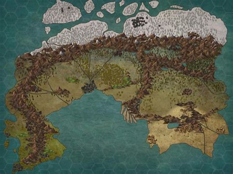 A continent map I made for my dnd game : dndmaps