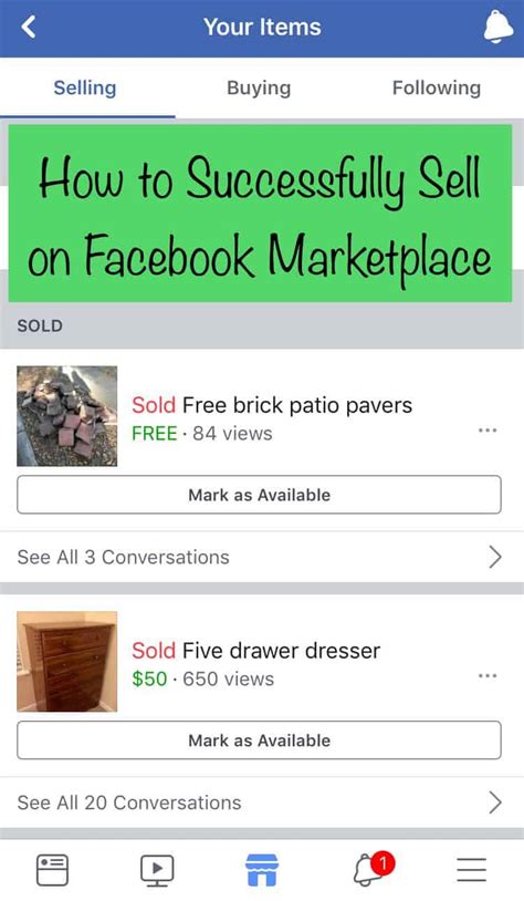 How to successfully sell on Facebook Marketplace