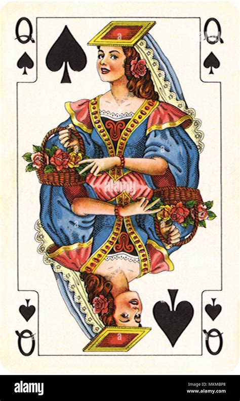 Queen of spades playing cards hi-res stock photography and images - Alamy