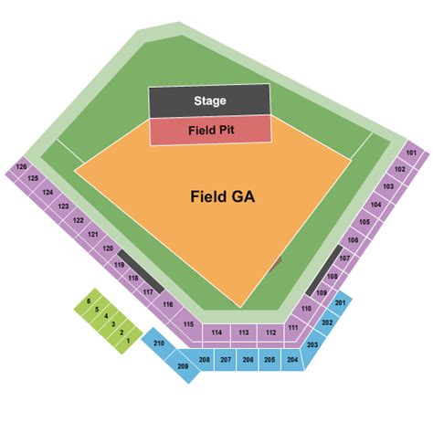 Capital Credit Union Park, Concert Seating Chart | Star Tickets