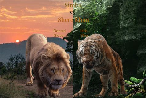 Simba vs. Shere Khan by SevaCav1543 on DeviantArt