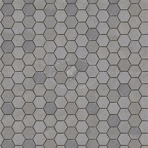 Marble paving outdoor hexagonal texture seamless 05985