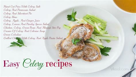 20 Best easy celery recipes – the detailed list