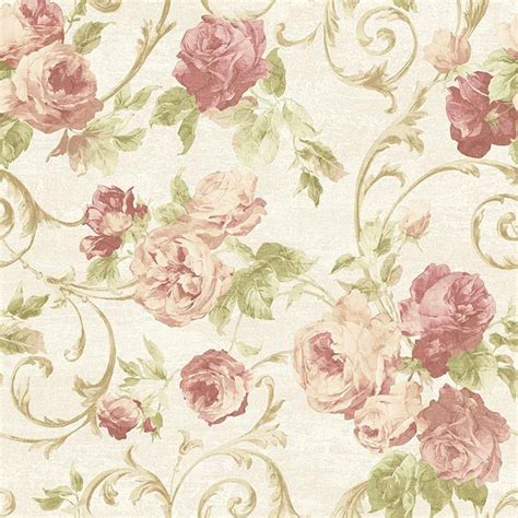 Sirpi Rose Flower Pattern Wallpaper Floral Glitter Motif Italian Heavy Weight | Flores