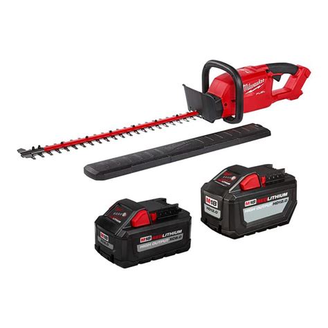 Milwaukee M18 FUEL 18V Lithium-Ion Brushless Cordless Hedge Trimmer with 12 Ah and 8 Ah ...
