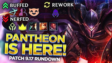 PANTHEON HAS ARRIVED! SCARRA'S TFT PATCH 9.17 RUNDOWN - YouTube