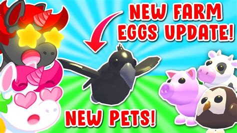 NEW LEGENDARY PETS In Adopt Me! NEW Farm Eggs Update (Roblox) - YouTube