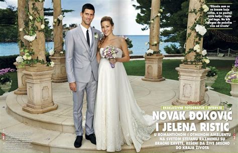 Novak Djokovic Jelena Ristic Wedding Picturess | Lipstick Alley