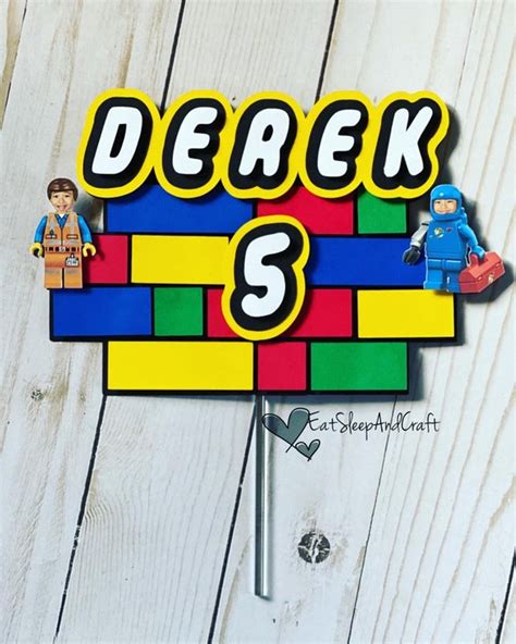 Lego Banner/ Lego Cake Topper / Building Bricks Banner - Etsy