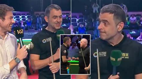 Ronnie O'Sullivan gives brutally honest interview after win vs John ...