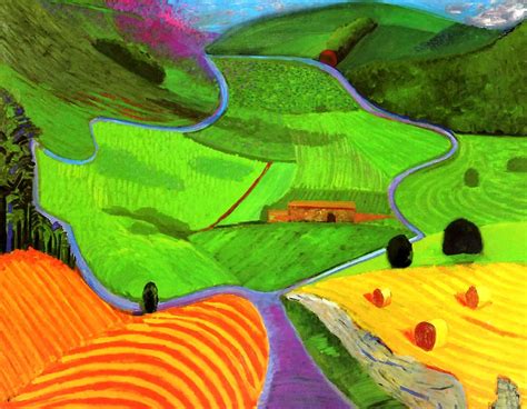 David hockney landscapes, David hockney, David hockney paintings