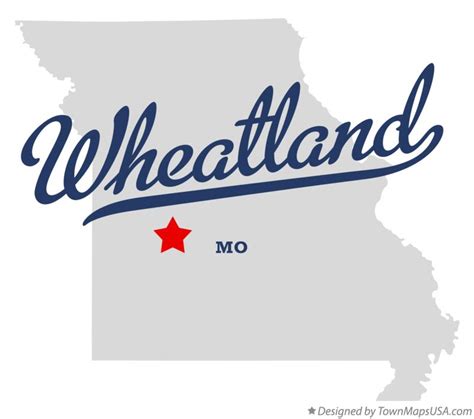 Map of Wheatland, MO, Missouri