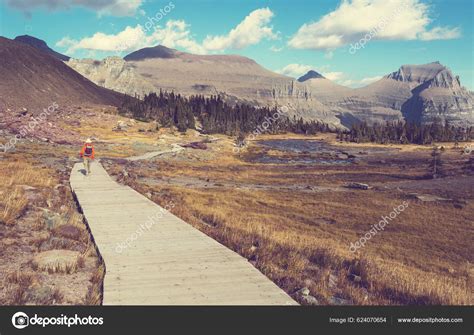 Hike Glacier National Park Montana Stock Photo by ©kamchatka 624070654