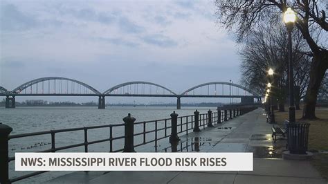 National Weather Service says river flooding risk is increasing | wqad.com