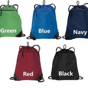 Cinch Pack Bag With Company Logo, Custom Backpack, Embroidered ...