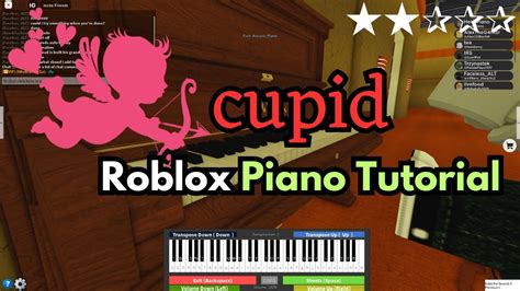 Fifty Fifty - Cupid (Twin Version) | EASY Roblox Piano Tutorial + SHEETS - YouTube