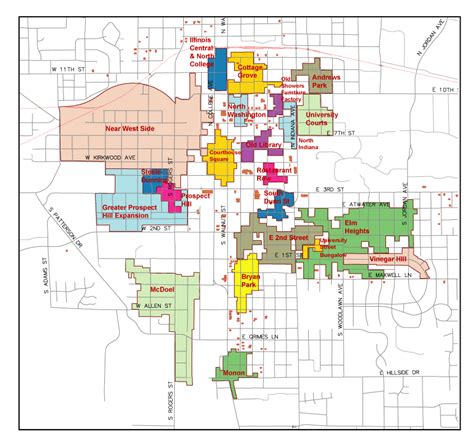 Bloomington Surveyed Historic Districts and Neighborhoods | The neighbourhood, Historical ...