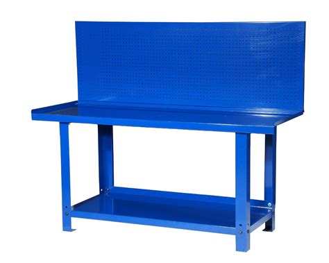 Craftsman 72" PRO Work Bench with Pegboard Back, Arctic Blue | Shop ...