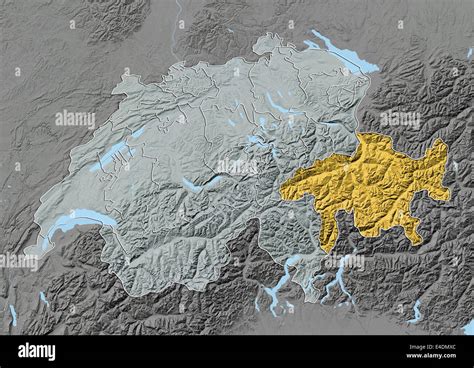 Switzerland relief map graubünden -Fotos und -Bildmaterial in hoher ...