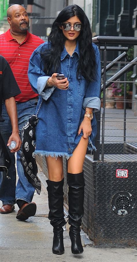 Kylie Jenner in Black Boots -05 – GotCeleb